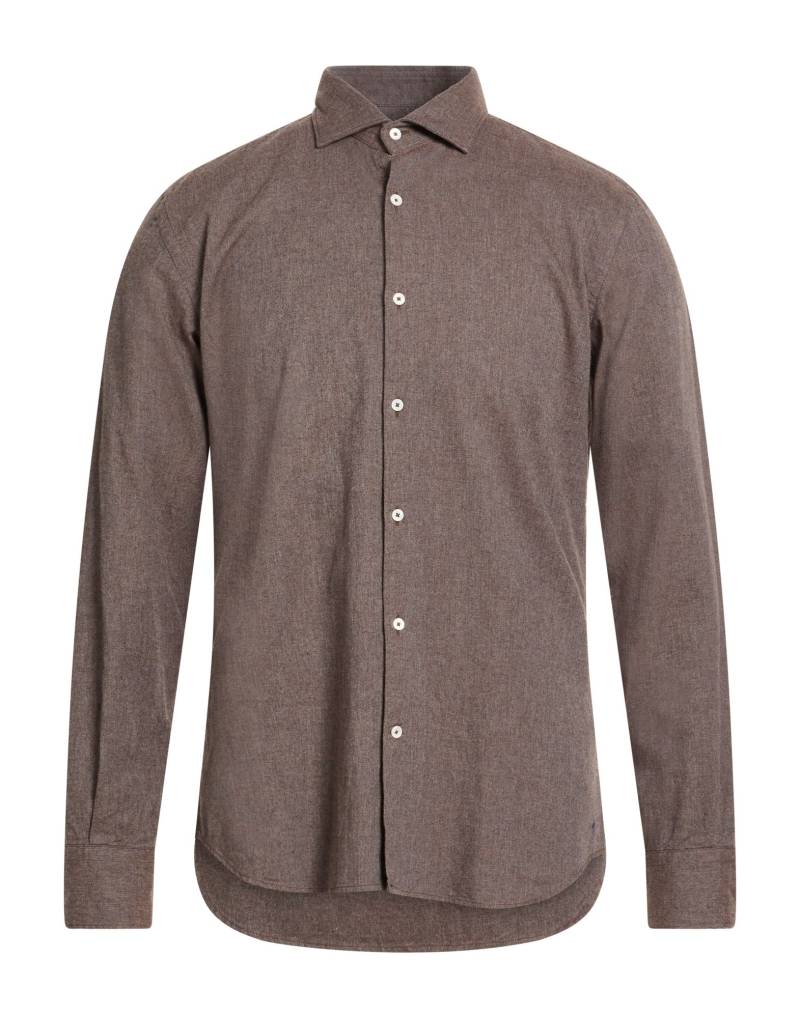 BROOKSFIELD Hemd Herren Braun von BROOKSFIELD