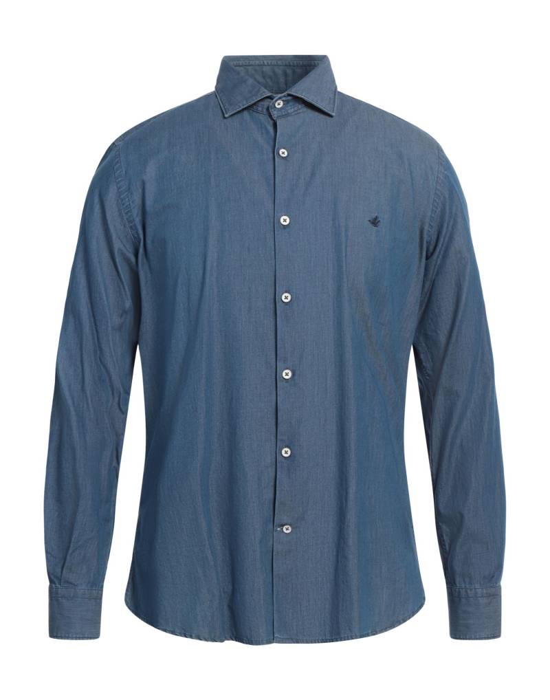 BROOKSFIELD Jeanshemd Herren Blau von BROOKSFIELD