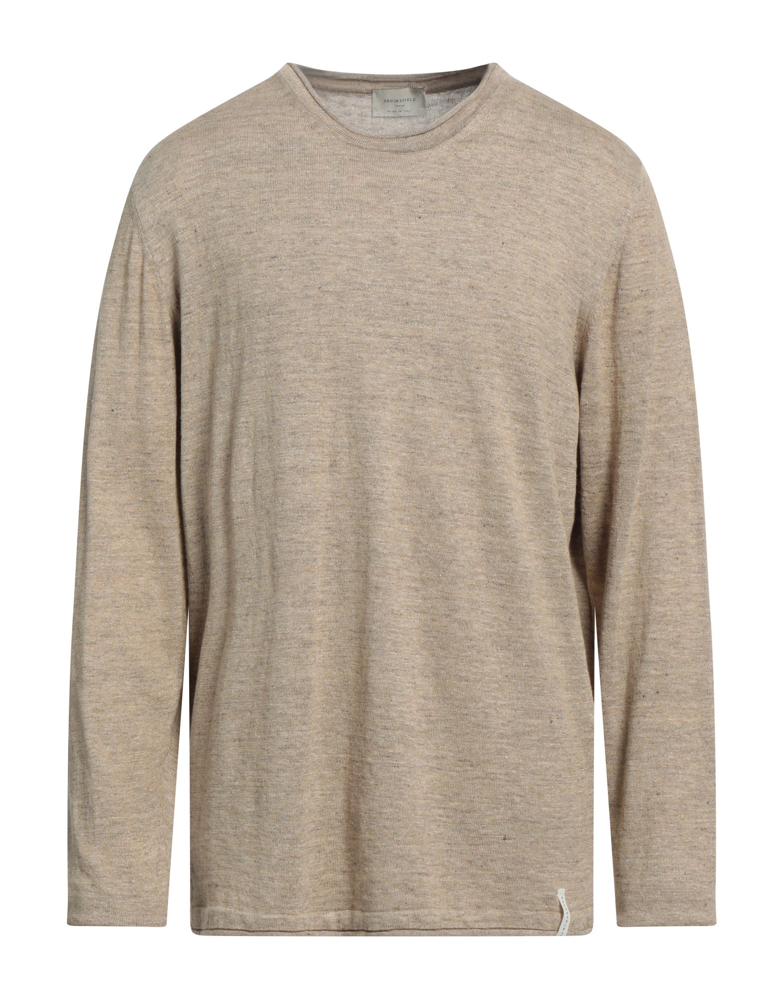 BROOKSFIELD Pullover Herren Beige von BROOKSFIELD