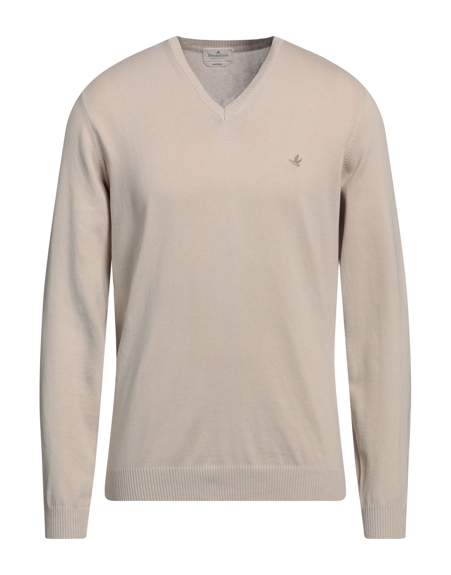 BROOKSFIELD Pullover Herren Beige von BROOKSFIELD