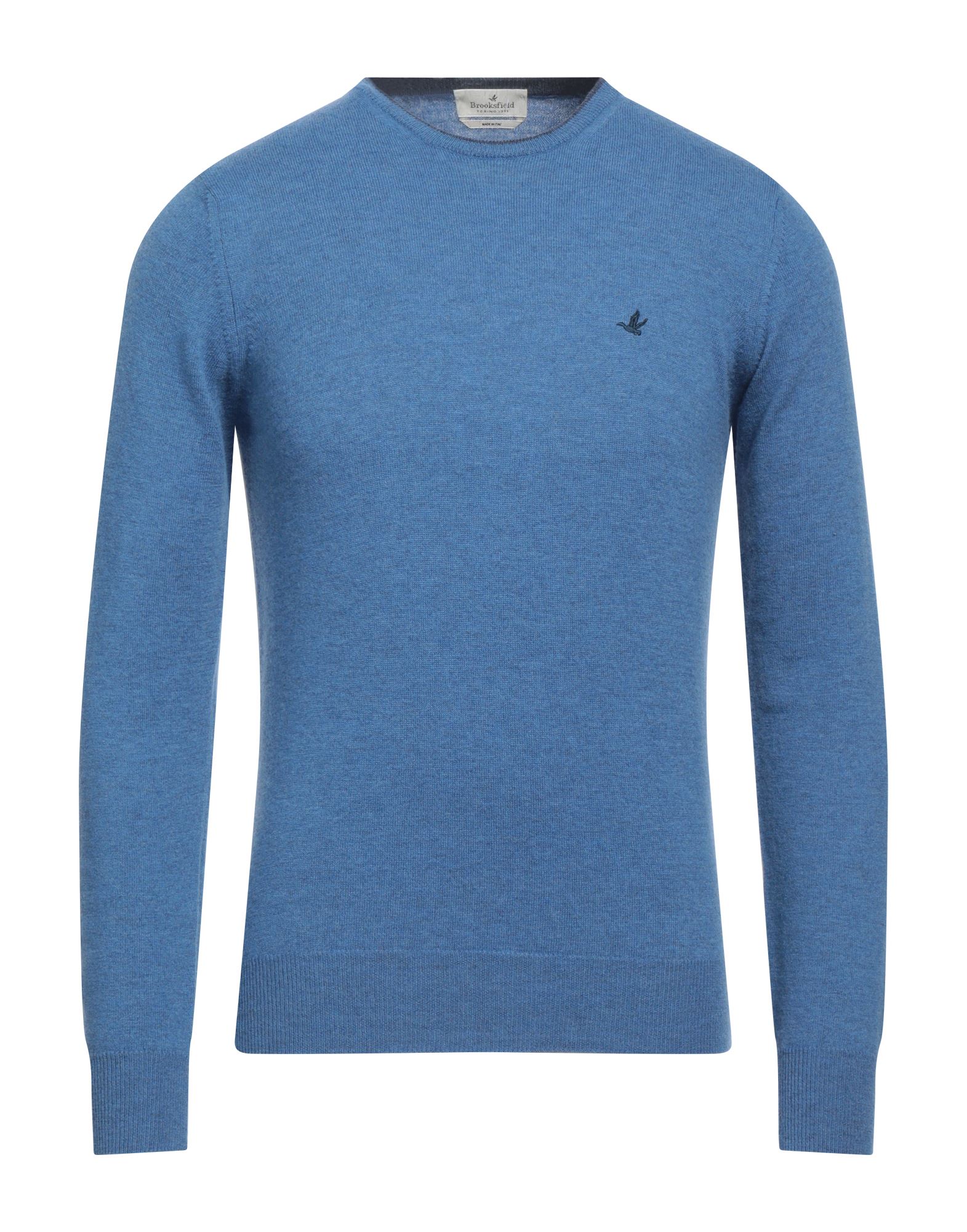 BROOKSFIELD Pullover Herren Blaugrau BROOKSFIELD Pullover Herren Blaugrau von BROOKSFIELD