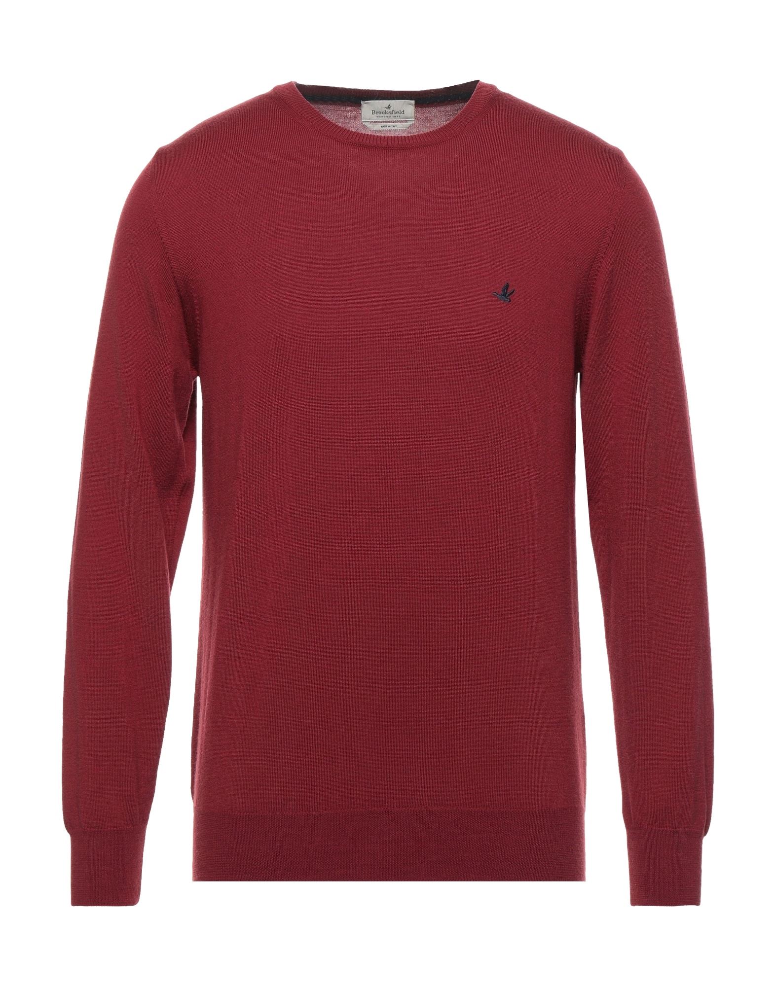 BROOKSFIELD Pullover Herren Bordeaux von BROOKSFIELD