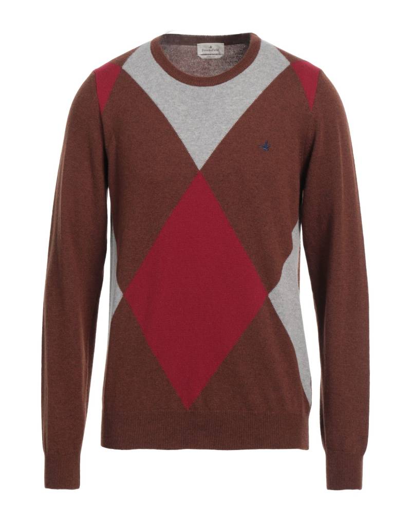 BROOKSFIELD Pullover Herren Braun von BROOKSFIELD