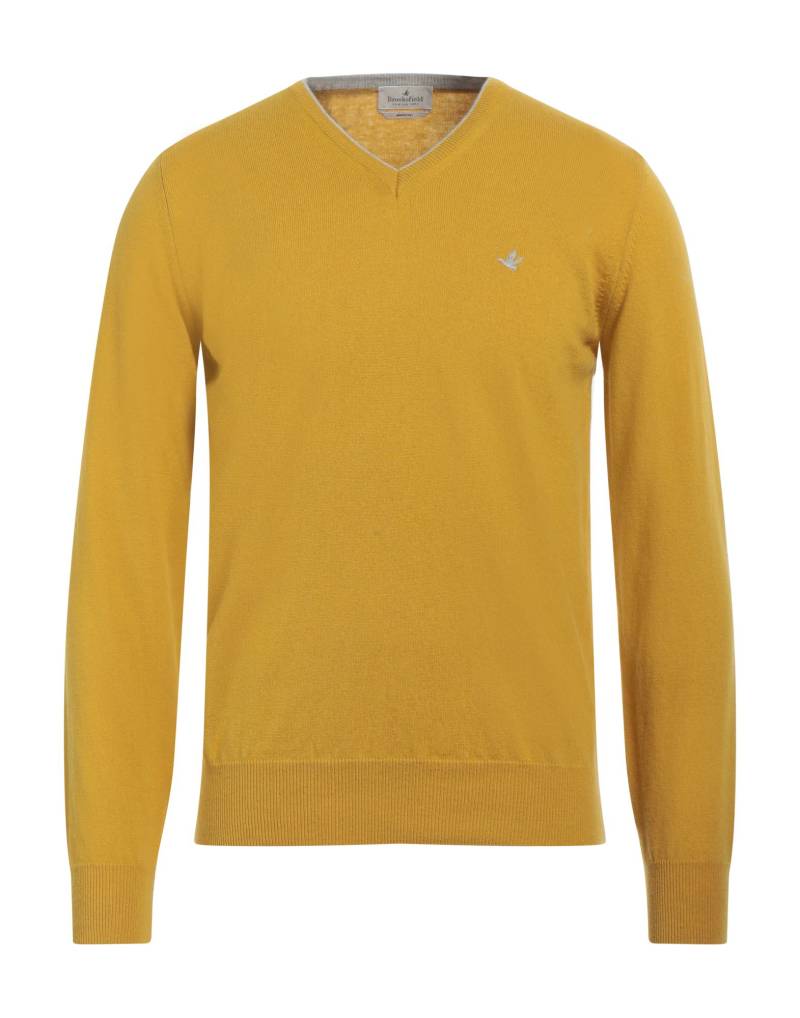 BROOKSFIELD Pullover Herren Gelb von BROOKSFIELD