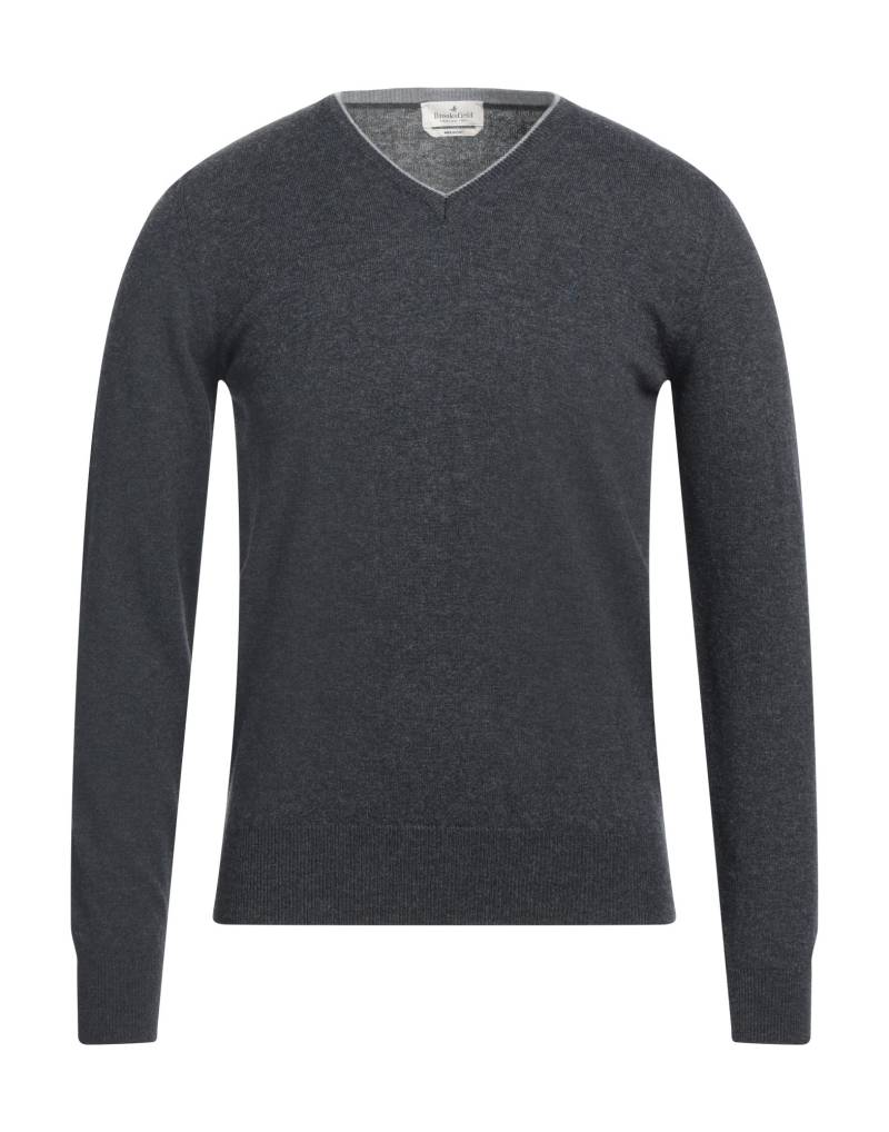 BROOKSFIELD Pullover Herren Braungrau von BROOKSFIELD