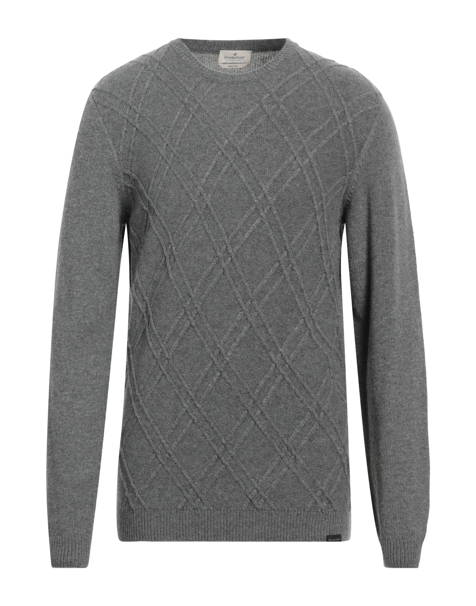 BROOKSFIELD Pullover Herren Grau von BROOKSFIELD