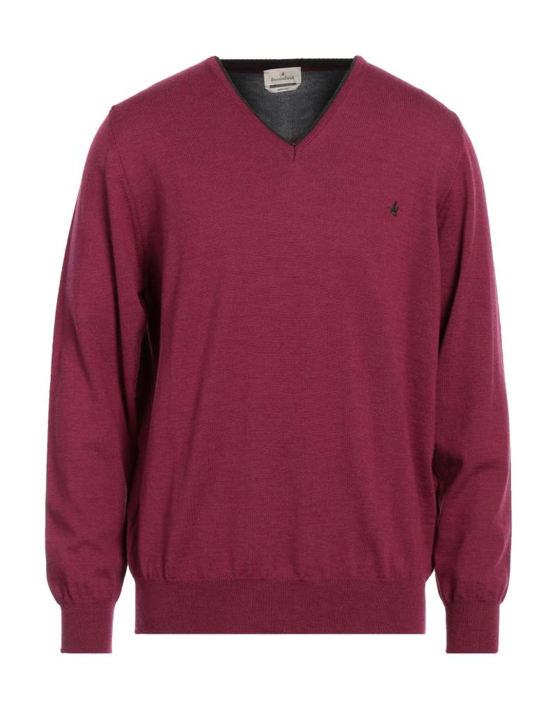 BROOKSFIELD Pullover Herren Magenta von BROOKSFIELD