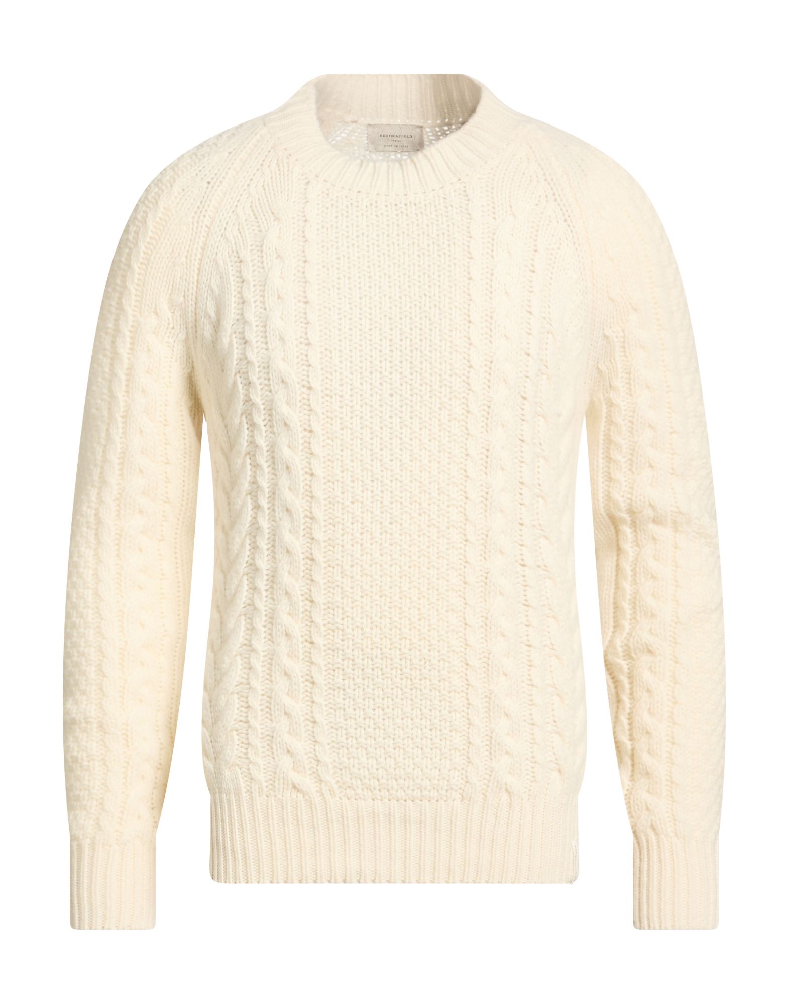 BROOKSFIELD Pullover Herren Off white von BROOKSFIELD