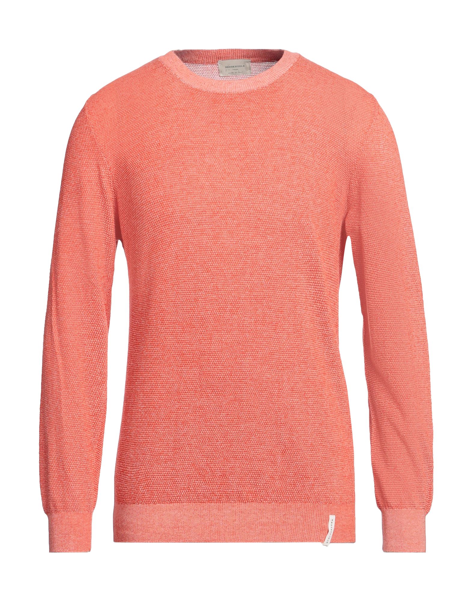 BROOKSFIELD Pullover Herren Orange von BROOKSFIELD