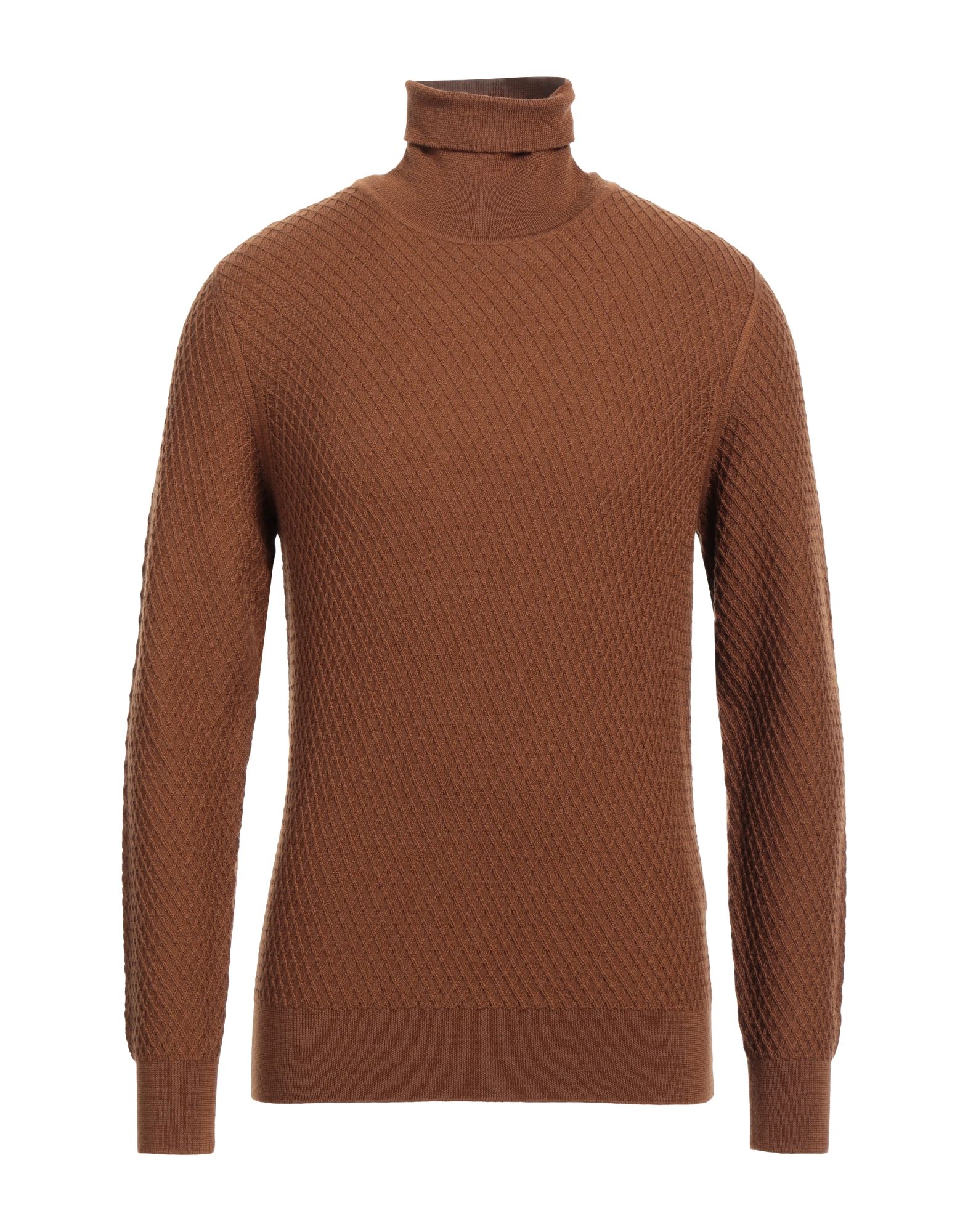 BROOKSFIELD Rollkragenpullover Herren Braun von BROOKSFIELD