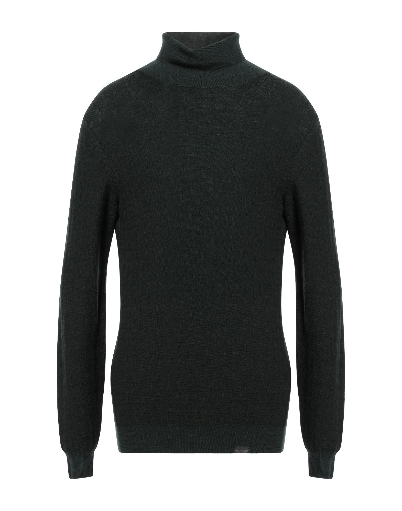 BROOKSFIELD Rollkragenpullover Herren Dunkelgrün von BROOKSFIELD