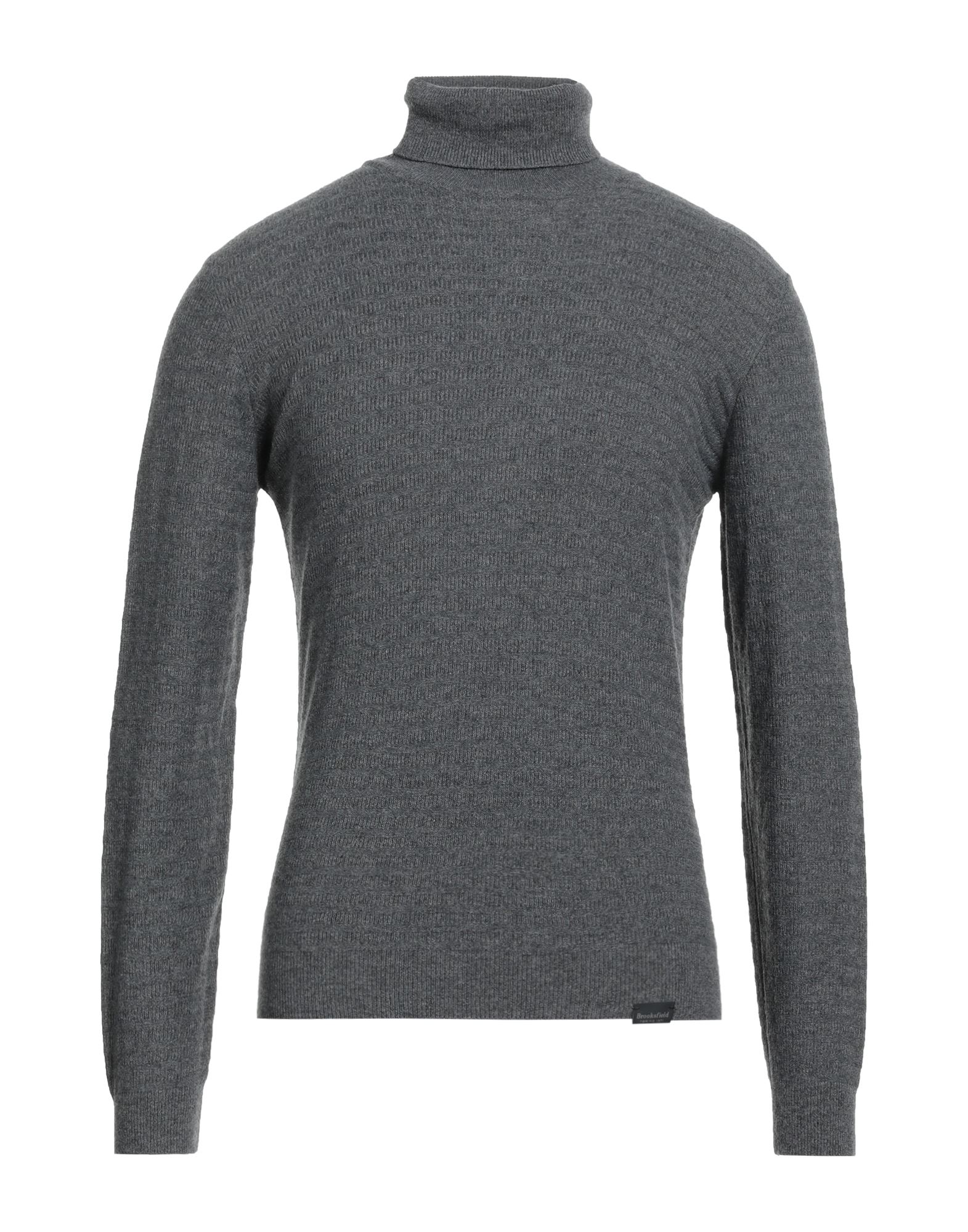 BROOKSFIELD Rollkragenpullover Herren Grau von BROOKSFIELD