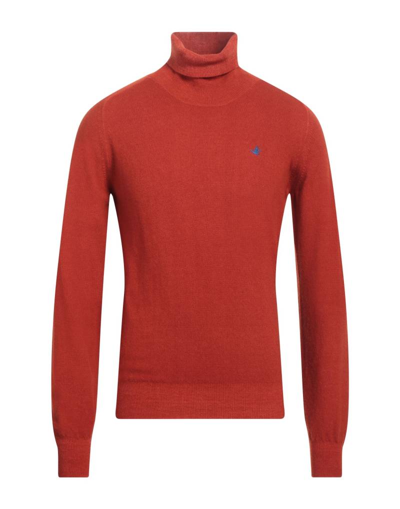 BROOKSFIELD Rollkragenpullover Herren Rostrot von BROOKSFIELD