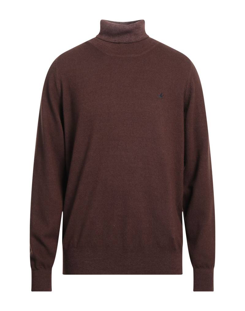 BROOKSFIELD Rollkragenpullover Herren Schokobraun von BROOKSFIELD