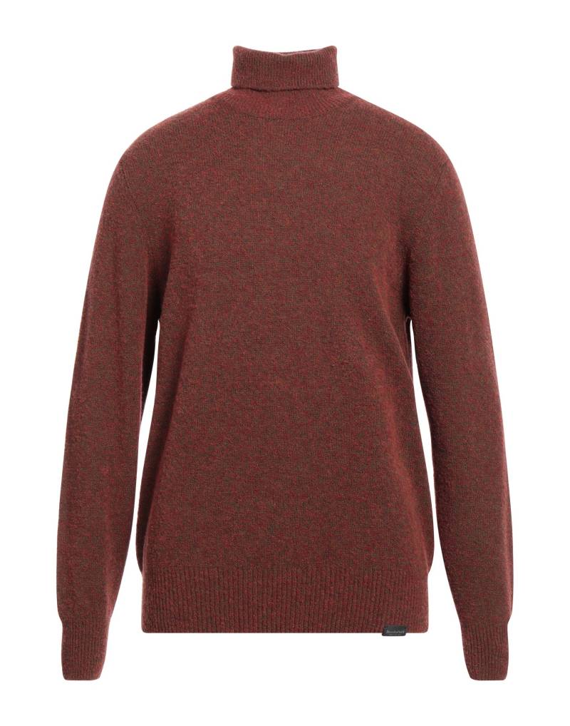 BROOKSFIELD Rollkragenpullover Herren Ziegelrot von BROOKSFIELD