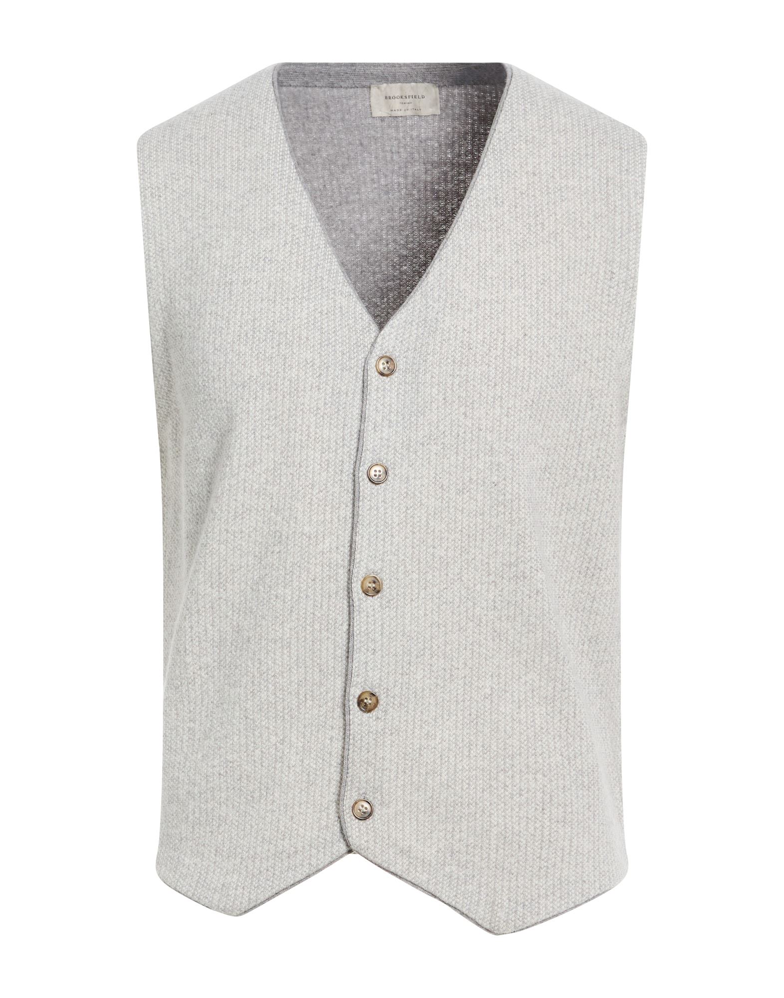 BROOKSFIELD Strickjacke Herren Grau von BROOKSFIELD