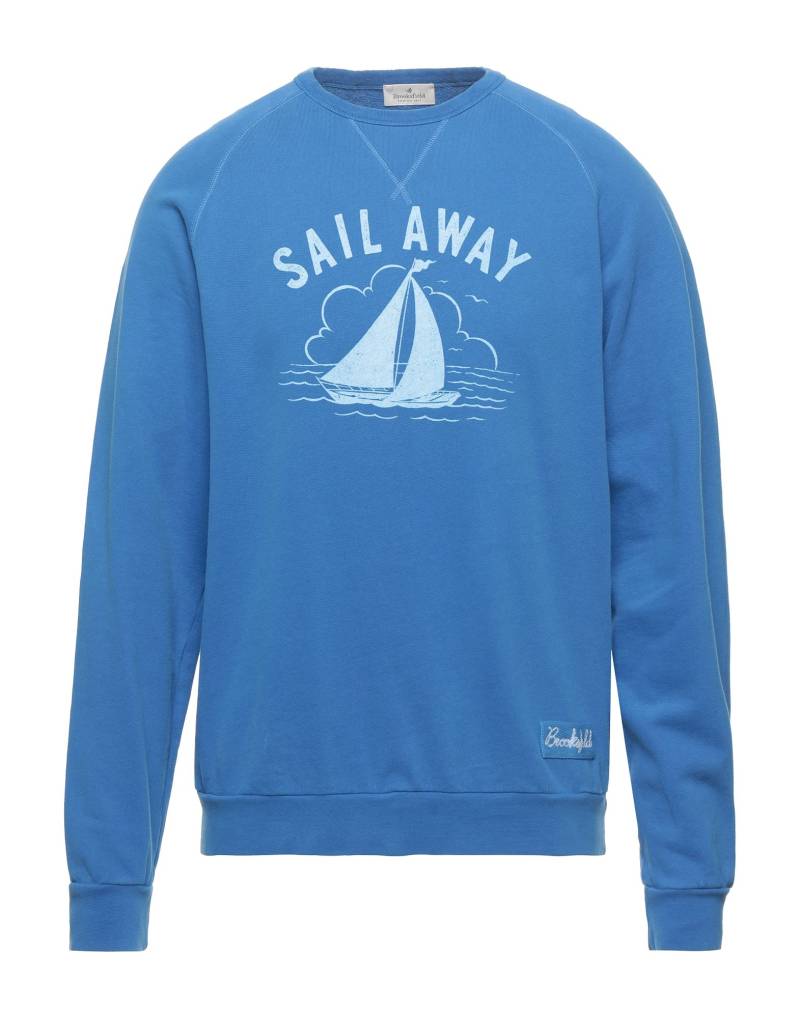 BROOKSFIELD Sweatshirt Herren Azurblau von BROOKSFIELD