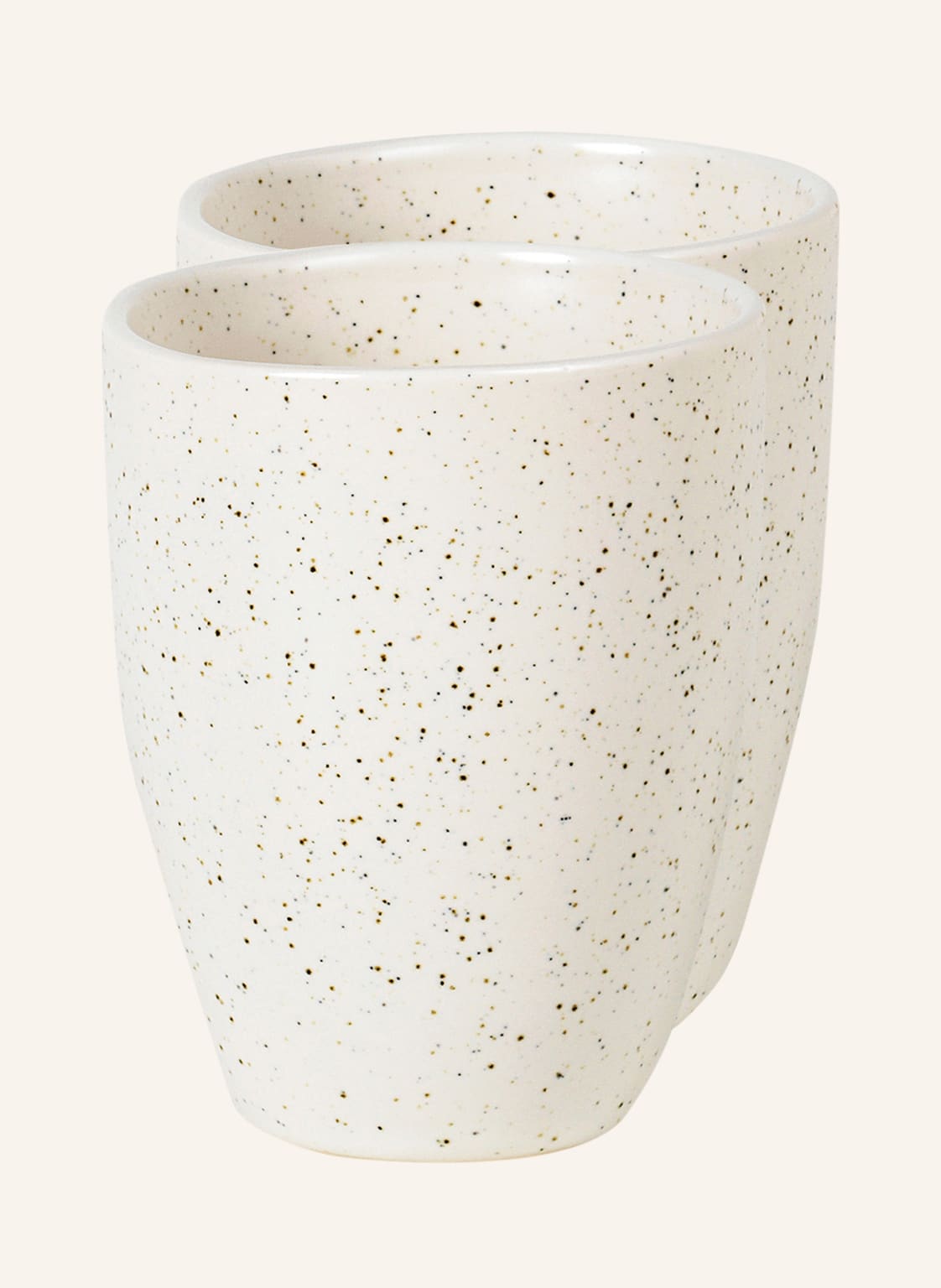 Broste Copenhagen 2er-Set Becher Nordic Vanilla beige Broste Copenhagen 2er-Set Becher Nordic Vanilla beige von BROSTE COPENHAGEN