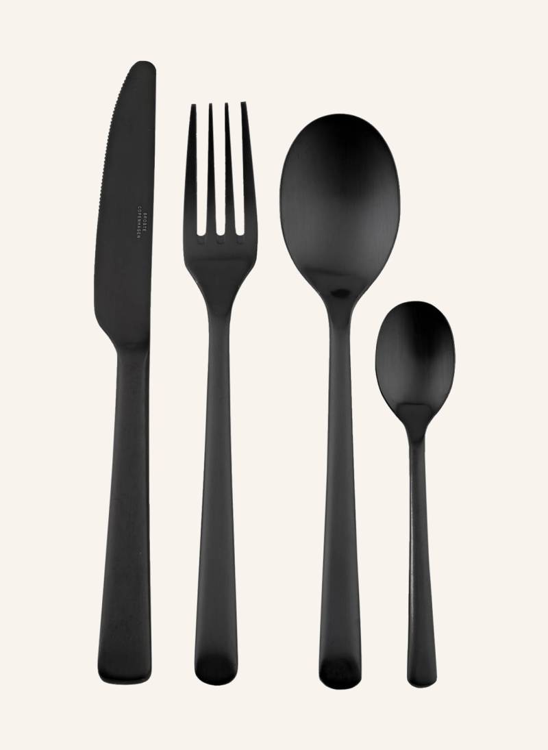 Broste Copenhagen 4-Tlg. Besteck-Set Hune schwarz von BROSTE COPENHAGEN