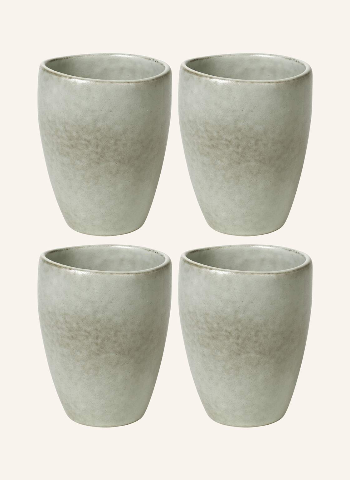 Broste Copenhagen 4er-Set Becher Nordic Marsh gruen Broste Copenhagen 4er-Set Becher Nordic Marsh gruen von BROSTE COPENHAGEN