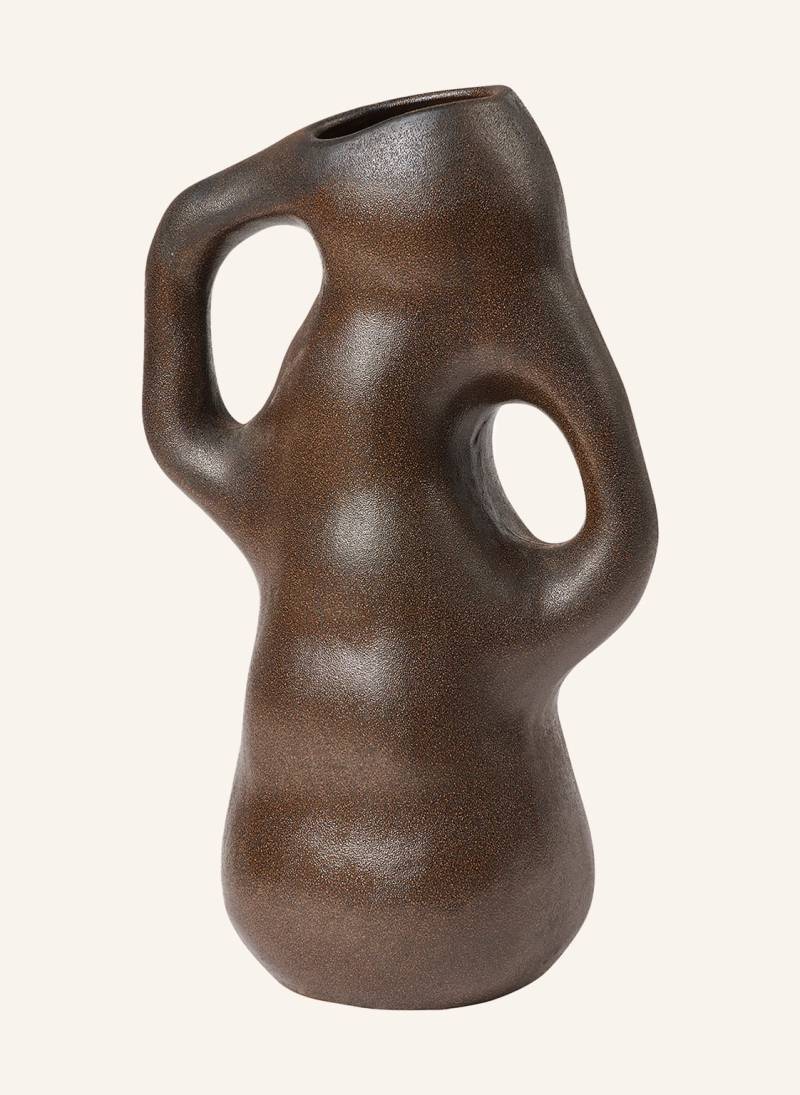 Broste Copenhagen Vase Isolde braun von BROSTE COPENHAGEN