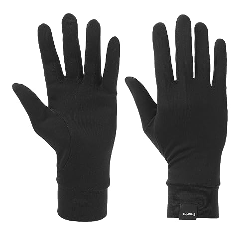 BROWINT Seidenhandschuhe für kaltes Wetter Schwarz Unisex Thermoseidenhandschuhe S M L XL XXL BROWINT Seidenhandschuhe für kaltes Wetter Schwarz Unisex Thermoseidenhandschuhe S M L XL XXL von BROWINT