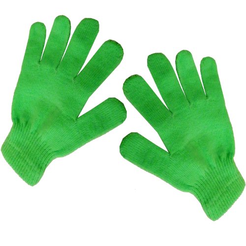 BRUBAKER Fashion Handschuhe Gr. S M L (Einheitsgröße) Neon Grün von BRUBAKER