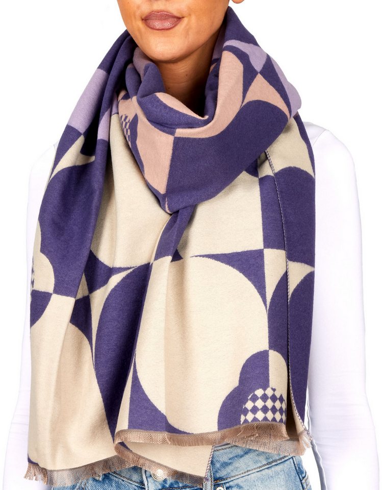 BRUBAKER Schal Cashmirillo Damen Schal mit Modernem Muster - 70 x 200 cm - Warm, (Oversized Schal für Herbst und Winter, 1-St), Kuschelig mit weichem Kaschmir-Gefühl - Damenschal Winterschal von BRUBAKER