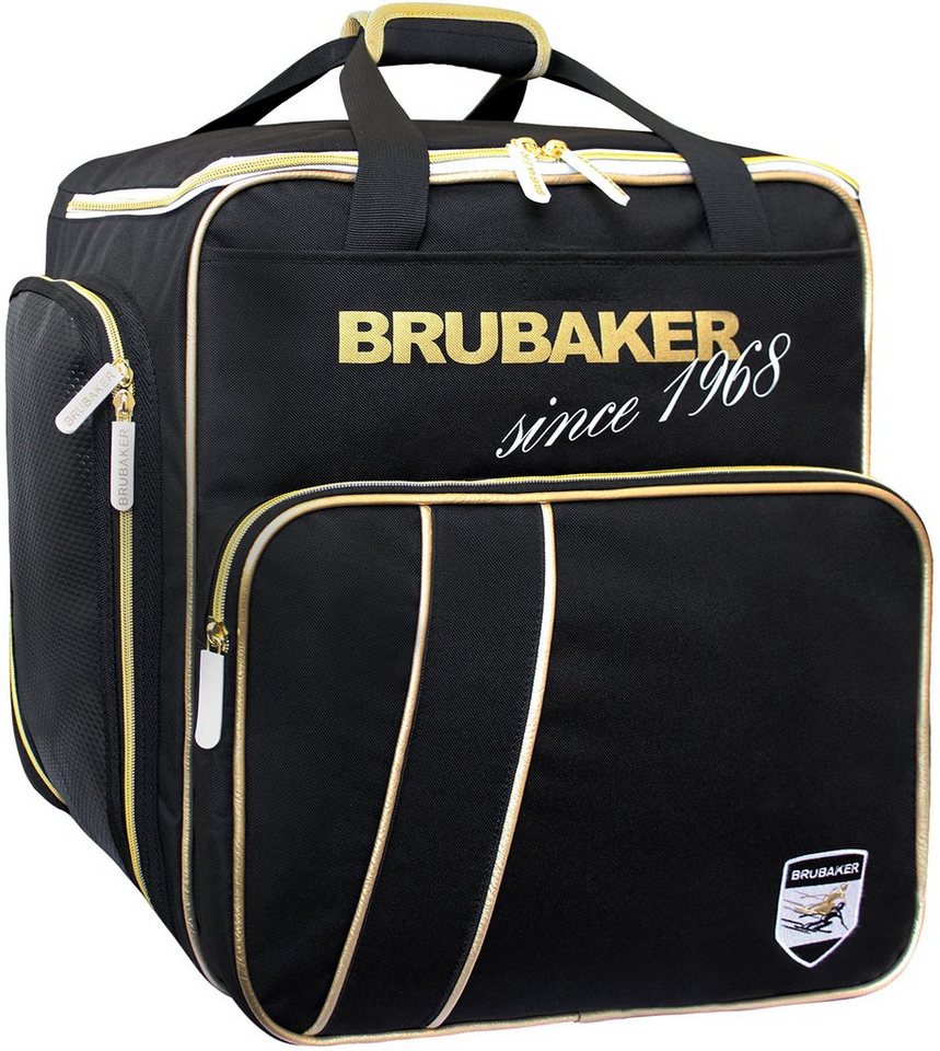 BRUBAKER Sporttasche Skischuhtasche, Skitasche für Skistiefel (1-tlg., reißfest und nässeabweisend), Komfort Stiefeltasche mit Rucksackfunktion für Skischuhe, Helmtasche von BRUBAKER