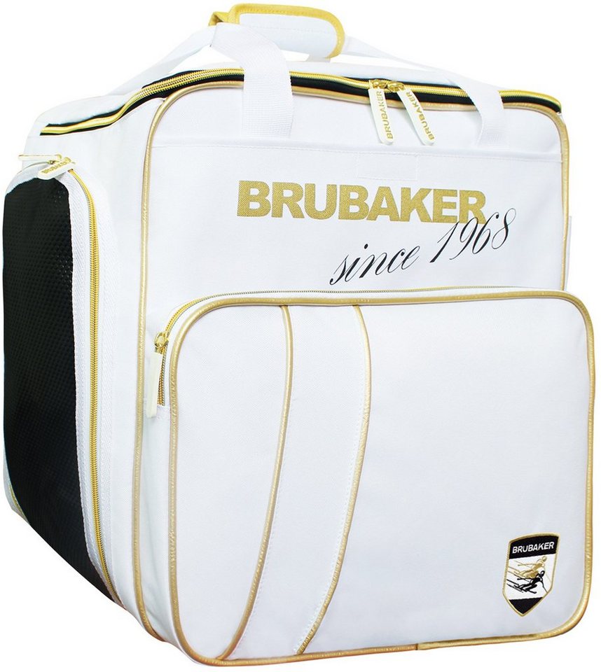BRUBAKER Sporttasche Skischuhtasche, Skitasche für Skistiefel (1-tlg., reißfest und nässeabweisend), Komfort Stiefeltasche mit Rucksackfunktion für Skischuhe, Helmtasche von BRUBAKER