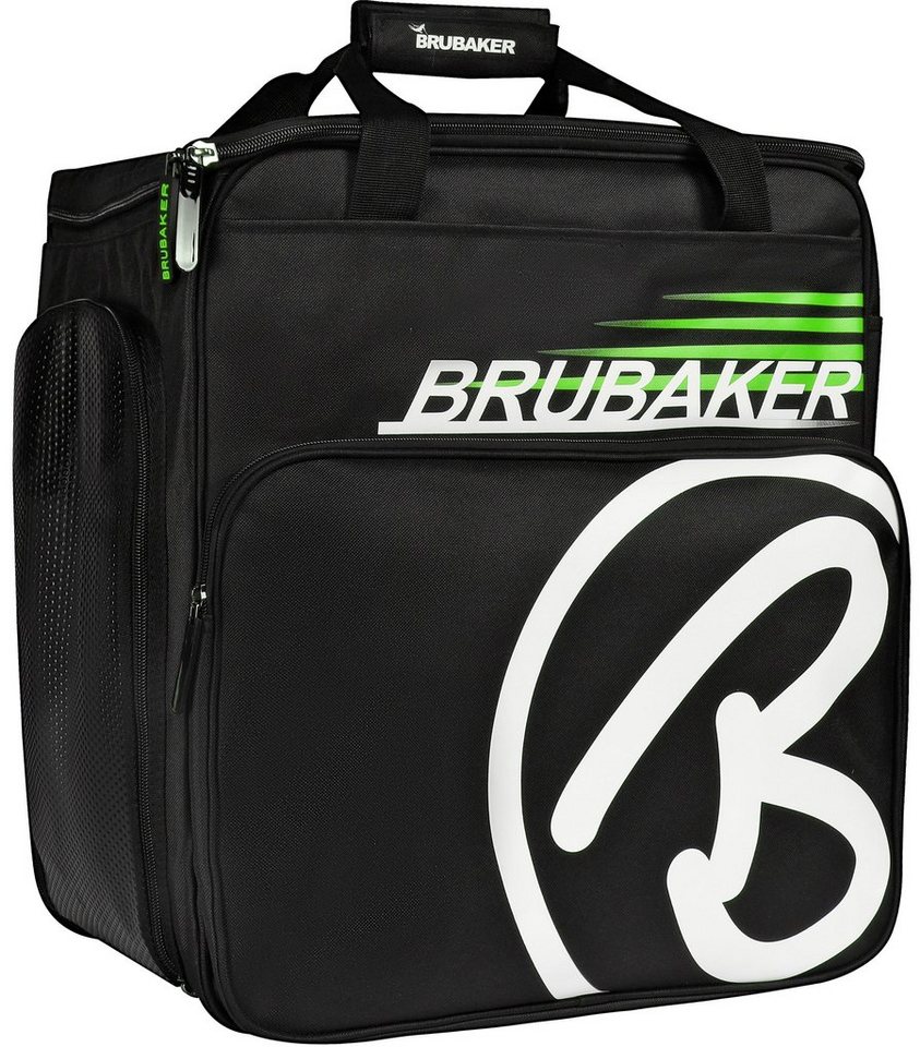 BRUBAKER Sporttasche Skischuhtasche, Skitasche für Skistiefel (1-tlg., reißfest und schnittfest), Komfort Stiefeltasche mit Rucksackfunktion für Skischuhe, Helmtasche von BRUBAKER
