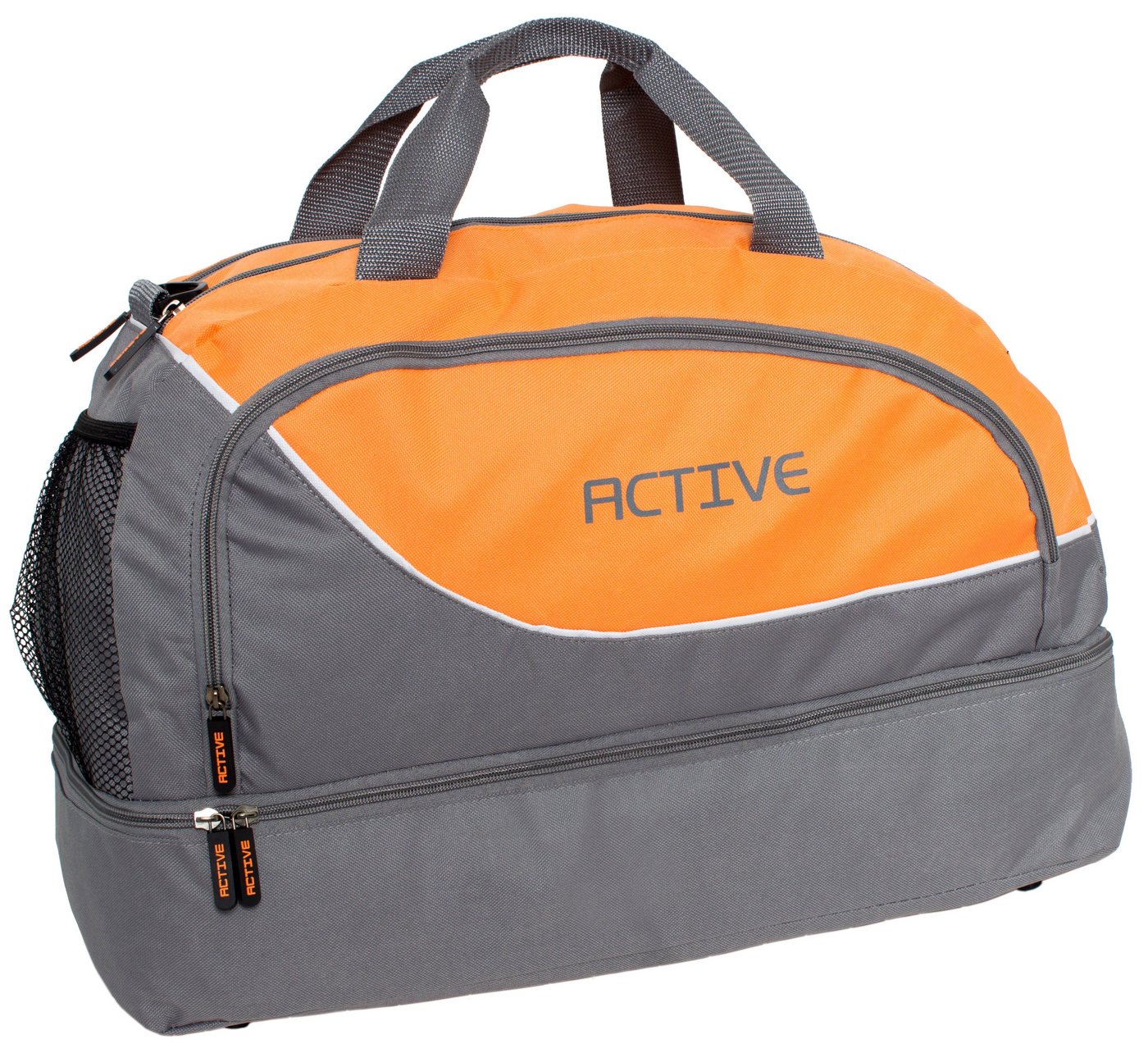 BRUBAKER Sporttasche Trainingstasche Active 30 l mit Nassfach (Reisetasche für Damen und Herren, für Sport Fitness Schwimmen Reisen), Fitnesstasche mit Bodenfach und einem Fach für Handy und Ähnliches von BRUBAKER