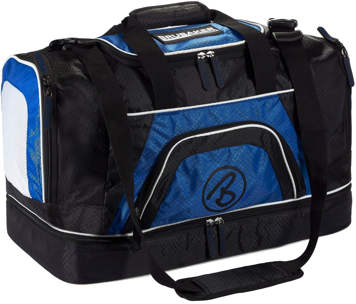 BRUBAKER Sporttasche XXL Trainingstasche 90 l oder 52 l (1-tlg., Reisetasche mit Schuhfach und Nassfach), Fitnesstasche mit abnehmbarem Schultergurt von BRUBAKER