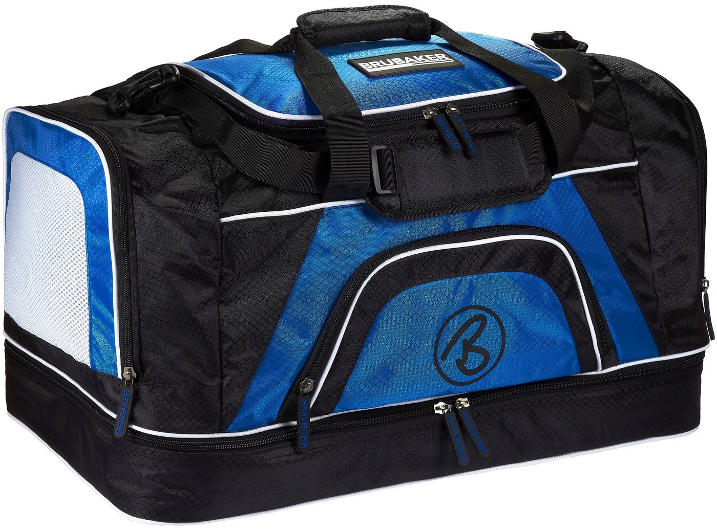 BRUBAKER Sporttasche XXL Trainingstasche 90 l oder 52 l (1-tlg., Reisetasche mit Schuhfach und Nassfach), Fitnesstasche mit abnehmbarem Schultergurt von BRUBAKER