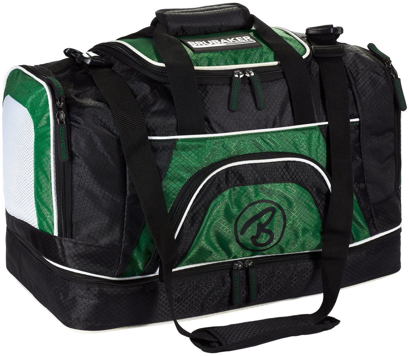 BRUBAKER Sporttasche XXL Trainingstasche 90 l oder 52 l (1-tlg., Reisetasche mit Schuhfach und Nassfach), Fitnesstasche mit abnehmbarem Schultergurt von BRUBAKER