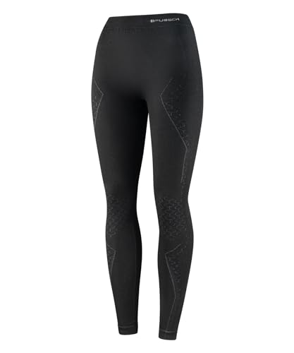 BRUBECK Damen Extreme Merino Funktionsunterhose | Base Layer | Atmungsaktiv | Geruchshemmend | Klimaregulierend | LE13510, Gr.:M, Farbe:Eclipse Noir von BRUBECK