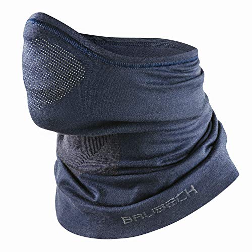 BRUBECK M-Pro Halbe Sturmhaube Merinowolle | Herren | Damen | Klimaregulierend | 42% Merino Wolle | Balaclava | Funktionskleidung | Atmungsaktiv | KM10780, Gr.:S - M, Farbe:M-Pro Night von BRUBECK