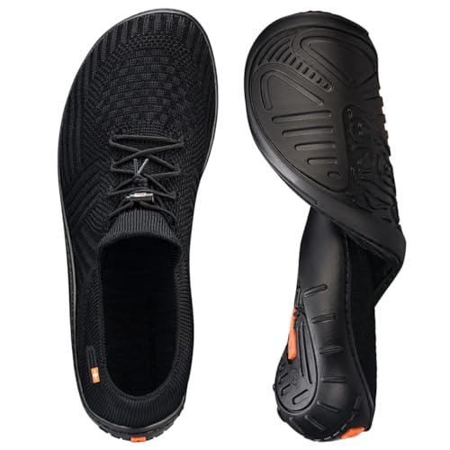 BRUBECK Merino Barfußschuhe für Damen | SH5004 | Gr. 38 | Schwarz/Schwarz | Stilvolle Funktionalität | Aus Reiner Merinowolle | Maximale Bequemlichkeit und Eleganz | Für den aktiven Lifestyle von BRUBECK