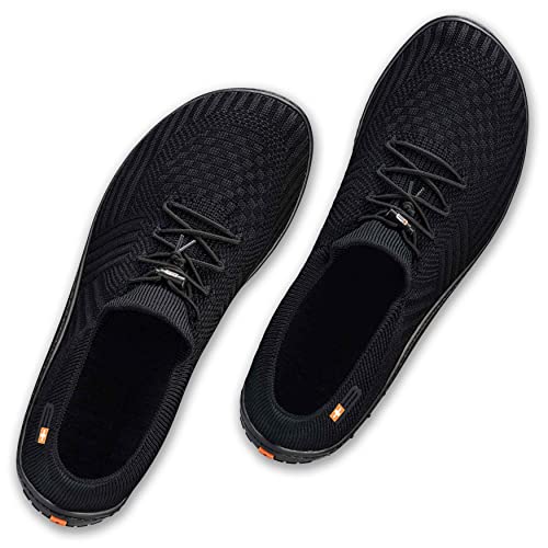 BRUBECK Merino Barfußschuhe für Herren | SH5003 | Gr 42 | Schwarz/Schwarz | Handgefertigt in Polen | Ideal für Sport und Freizeit | Optimale Thermoregulation | Bequem und Stilvoll von BRUBECK