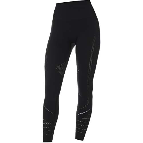 BRUBECK Sport Leggings Damen | Schwarze Nahtlose Leggins Frauen | Sporthose hoher Bund lang | atmungsaktive Funktionshose Gym | Fitnesshose | Sporthose | Fitness | schwarz | Gr. M | LE12910 von BRUBECK