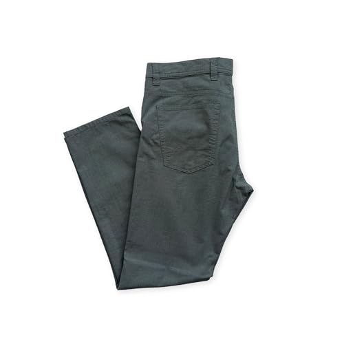 BRÜHL FINE TROUSERS 5-Pocket Herren Stretch York DO 185420 - schlanke Hose im Summer Wool Look, Moderne Baumwollhose mit Micro Peach Ausrüstung von BRÜHL FINE TROUSERS