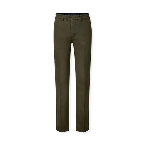 BRÜHL FINE TROUSERS Chino Hose Herren Stretch Nizza DO IT Tr 183230 I Stoffhose Herren in Pima-Stretch-Gabardine I Mit spezieller Bundlösung für mehr Weite von BRÜHL FINE TROUSERS