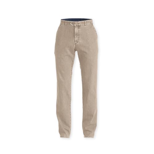 BRÜHL FINE TROUSERS Chino Hose Herren Stretch Parma 003142 I Stoffhose Herren mit Komfortdehnbund in Ring-Stretch-Denim I Optimale Bewegungsfreiheit von BRÜHL FINE TROUSERS