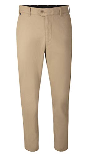 BRÜHL FINE TROUSERS Chino Hose Herren Stretch Parma 180000 I Stoffhose Herren mit Komfortdehnbund in Gabardine-Stretch I Optimale Bewegungsfreiheit von BRÜHL FINE TROUSERS