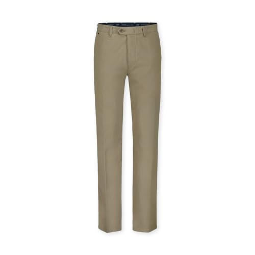 BRÜHL FINE TROUSERS Chino Hose Herren Stretch Parma Tr 184060 I Stoffhose Herren in Gabardine-Stretch-Qualität I Mit spezieller Bundlösung für mehr Weite von BRÜHL FINE TROUSERS