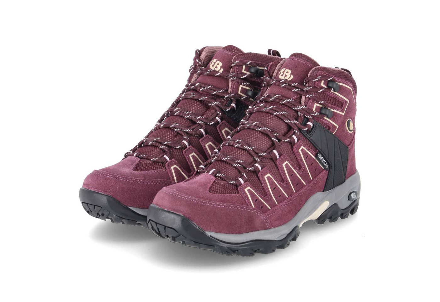 BRÜTTING Brütting - female - 221353 - Leder & Textil - bordeaux Trekkingschuh von BRÜTTING