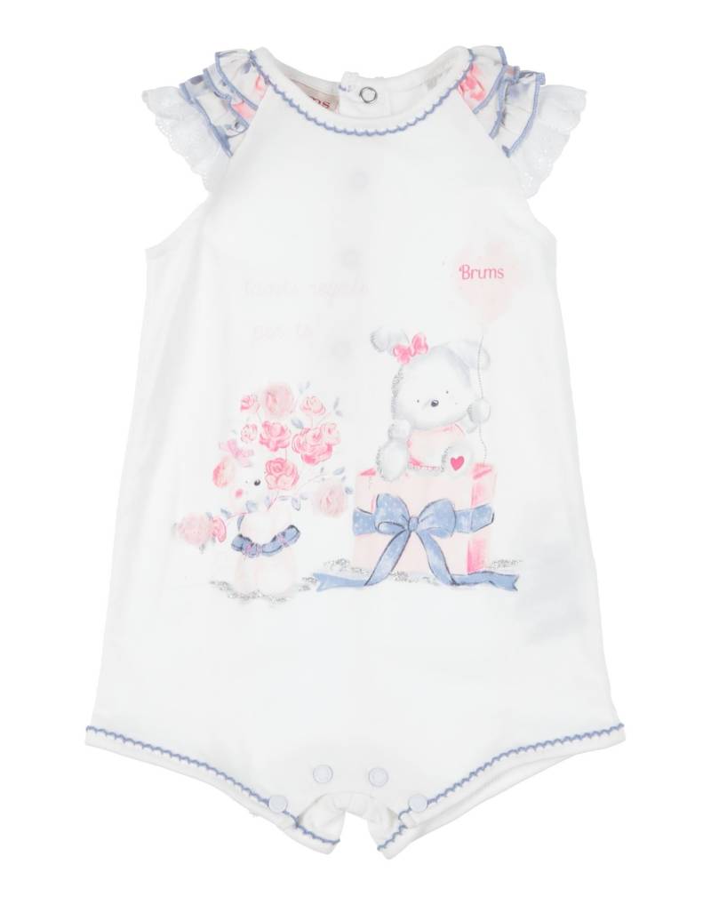 BRUMS Babystrampler & -latzhosen Kinder Weiß von BRUMS