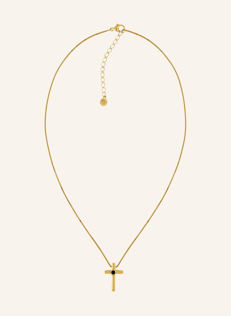 Bruna The Label Halskette Assisi Mit Onyx gold von BRUNA The Label