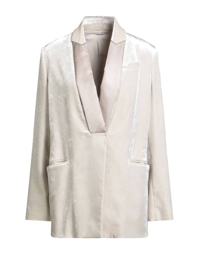 BRUNELLO CUCINELLI Blazer Damen Hellgrau von BRUNELLO CUCINELLI