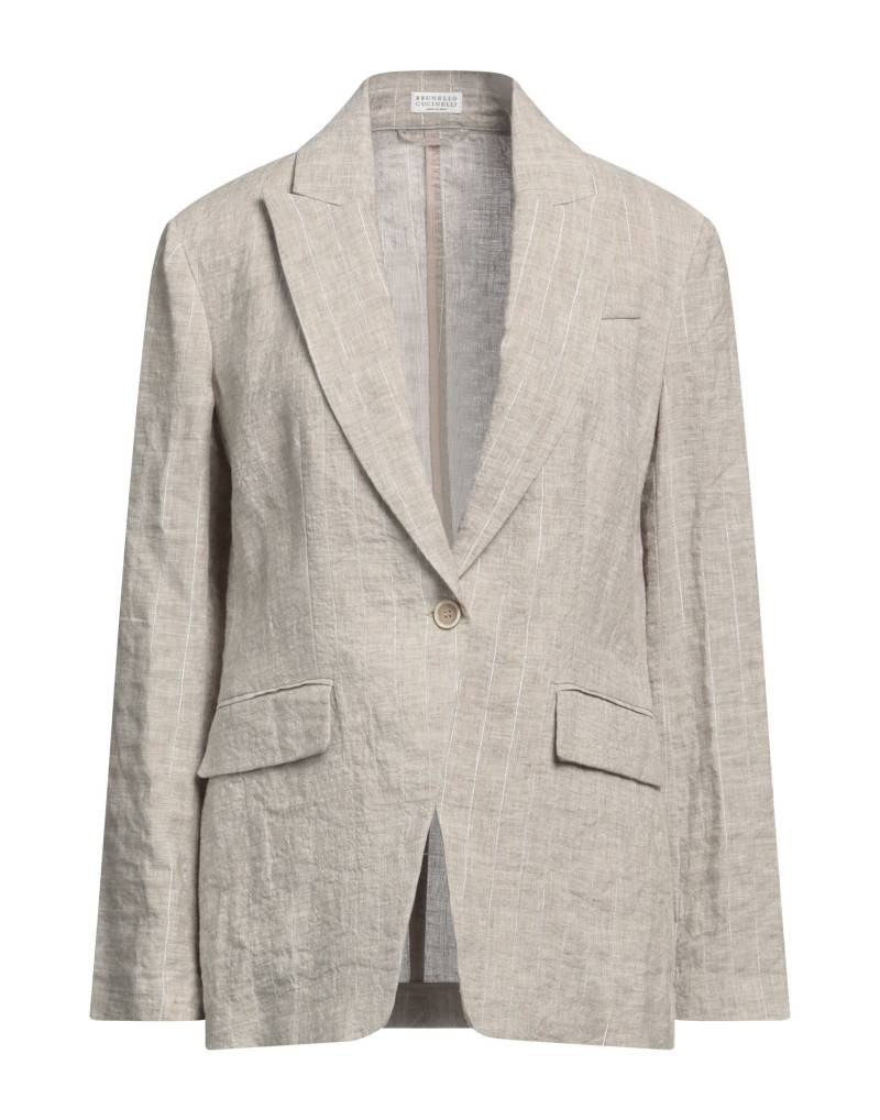 BRUNELLO CUCINELLI Blazer Damen Hellgrau von BRUNELLO CUCINELLI